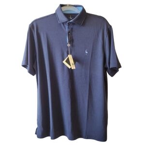 Tailorbyrd Golf Polo Shirt Men M Blue Short Sleeve Casual Sporty Logo Vacations